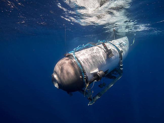 The Titan submersible was required to send text messages to the Polar Prince every 15 minutes. Picture: AFP