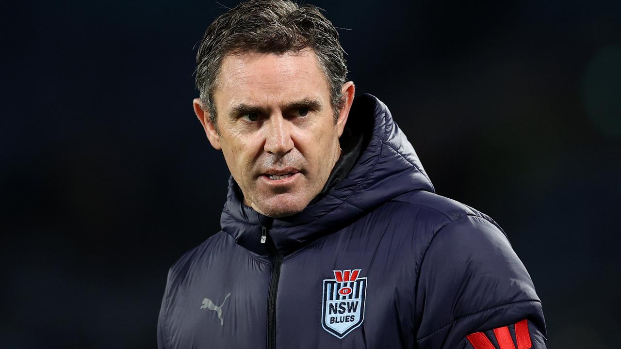 Blues coach Brad Fittler is fighting to keep his job after losing three of the past four series. (Photo by Brendon Thorne/Getty Images)