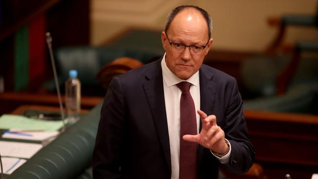 Infrastructure and transport minister Corey Wingard. Picture: NCA NewsWire/Kelly Barnes