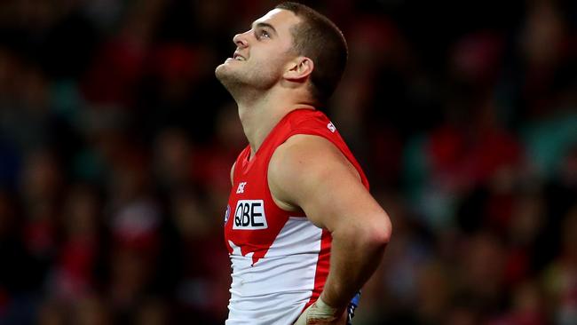 Carlton couldn’t get a deal done for Tom Papley, so he stays a Swan. Picture: AFL Photos/Getty Images