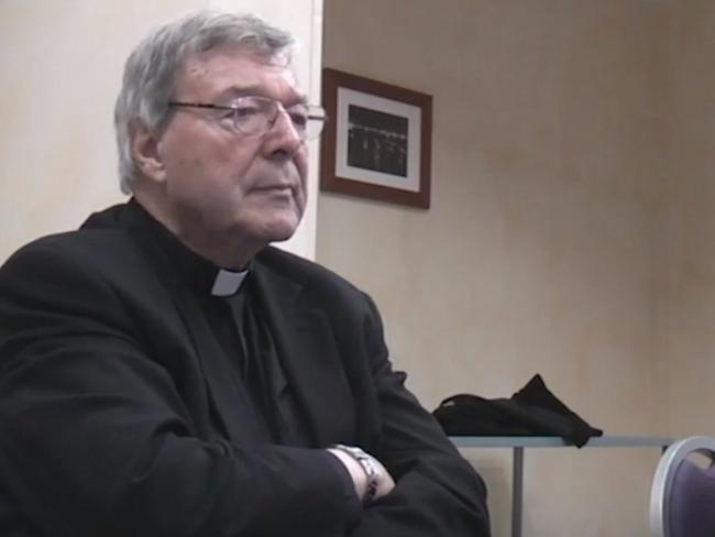 Stills from George Pell police interview