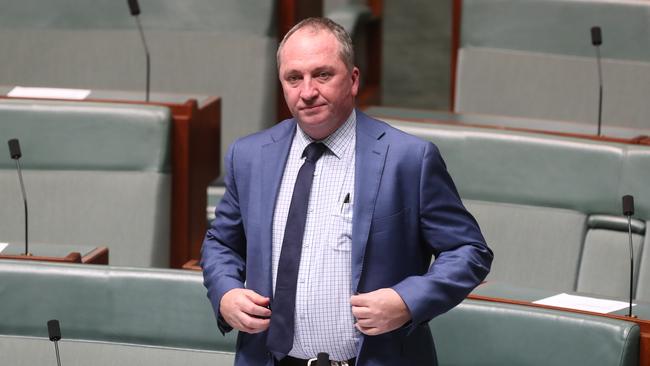 The poll showed 45 per cent of voters want Barnaby Joyce to return as leader of the National Party. Picture: Kym Smith