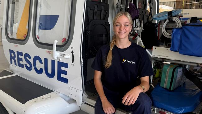 Bethany Heintze, 19, is working for leading aeromedical organisation LifeFlight - for Careers