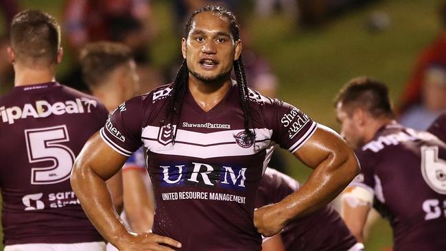 Martin Taupau is on the lookout for a new club. Picture: Mark Kolbe/Getty Images