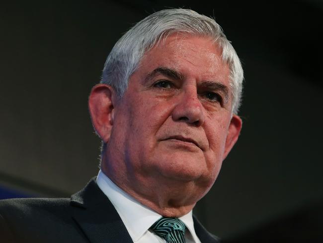 Minister for Indigenous Australians Ken Wyatt during his address to the National Press Club in Canberra. Picture Kym Smith