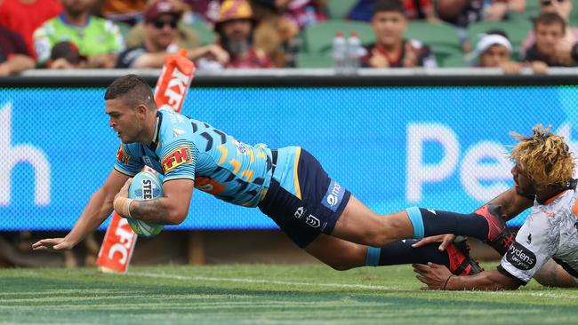 Ash Taylor made a successful return to rugby league. Picture: Paul Kane/Getty