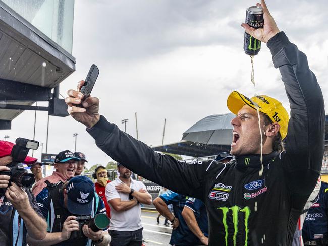 Cam Waters wins 3 from 3 races in the opening round of the 2025 Thrifty Sydney 500, Event 01 of the Repco Supercars Championship, Sydney Motorsport Park, Sydney, New South Wales, Australia. 23 Feb, 2025.