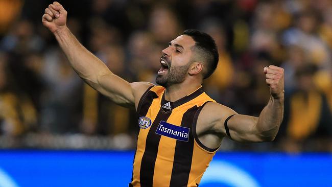 Puopolo during his time with Hawthorn. Picture: Wayne Ludbey