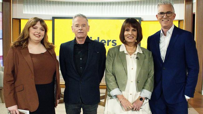 ABC federal politics reporter Claudia Long (left) went on the ABC’s Insiders to blast the Nationals for apparently deserting voters during the NSW floods.