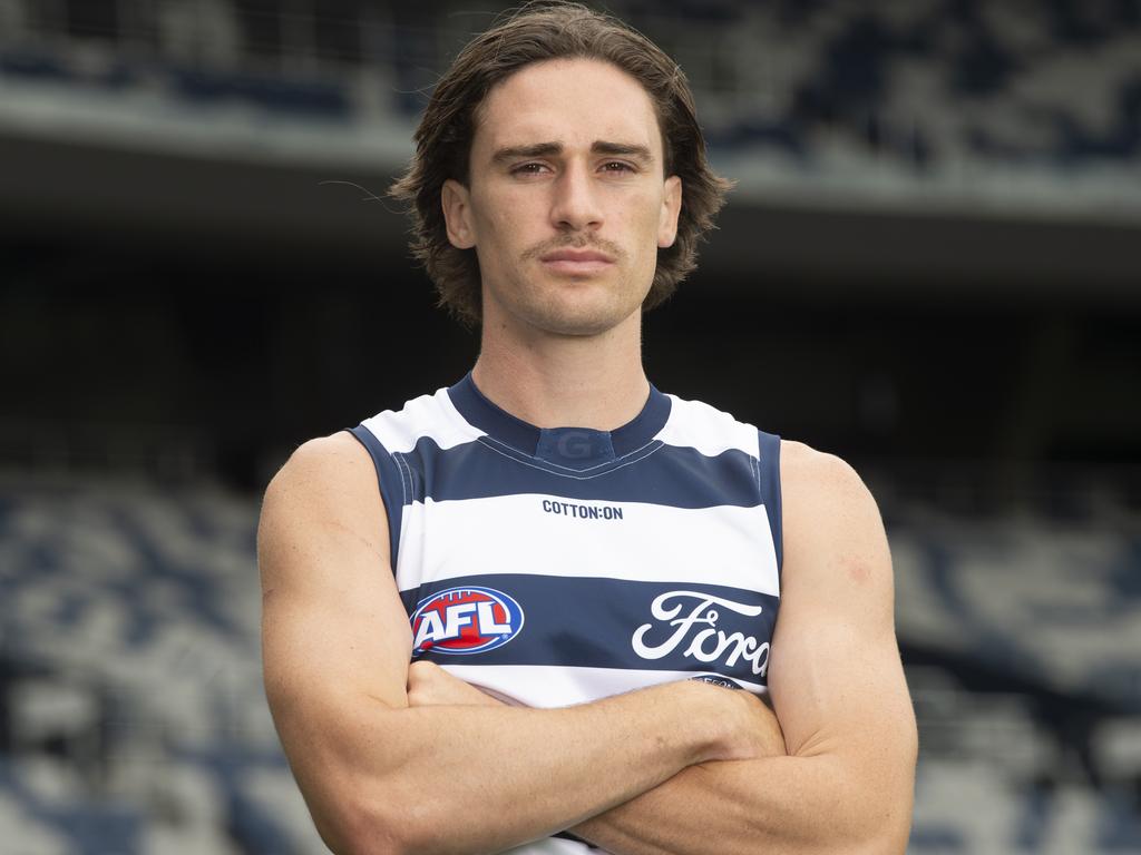 Gryan Miers looms as a key for the Cats. Picture: Alan Barber