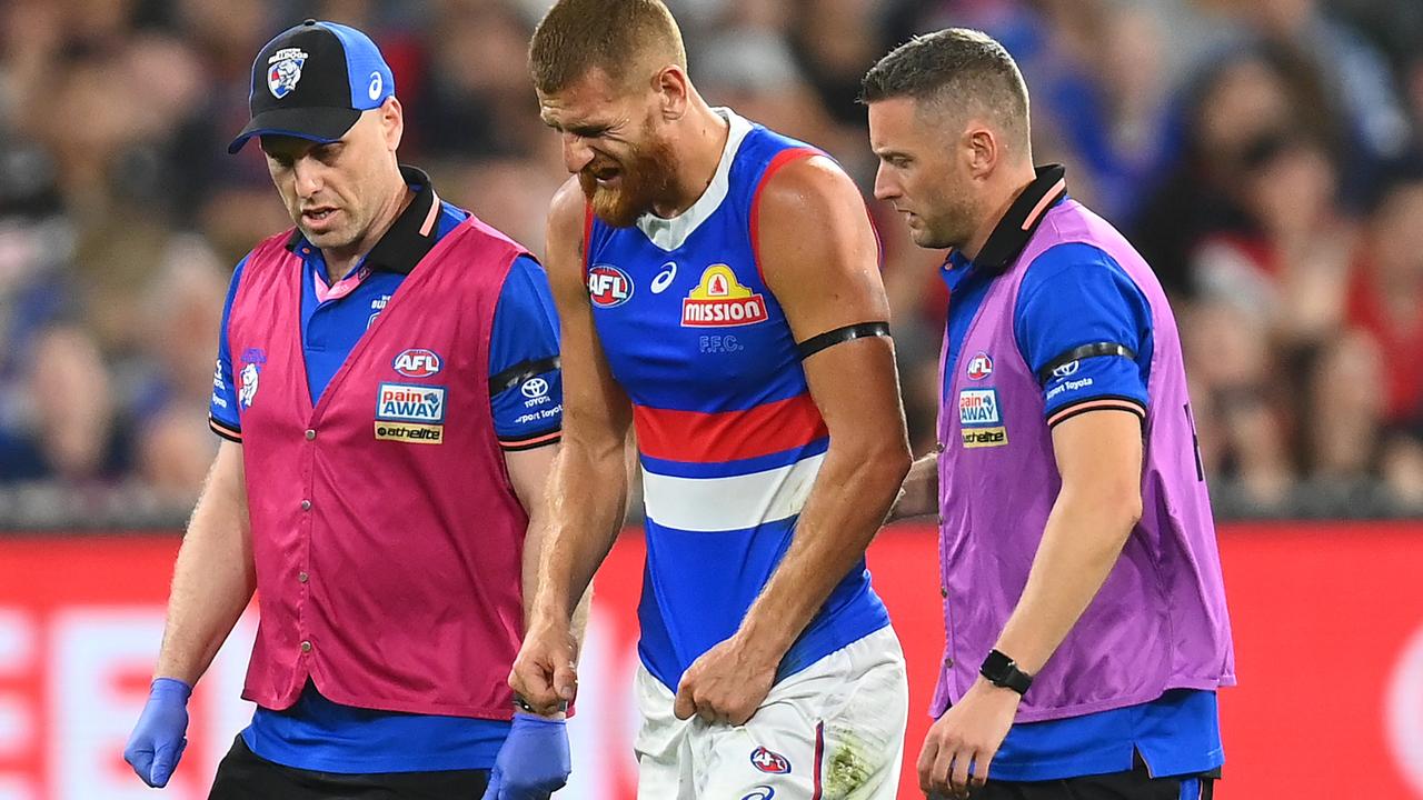 Bulldog sent for surgery after debut game