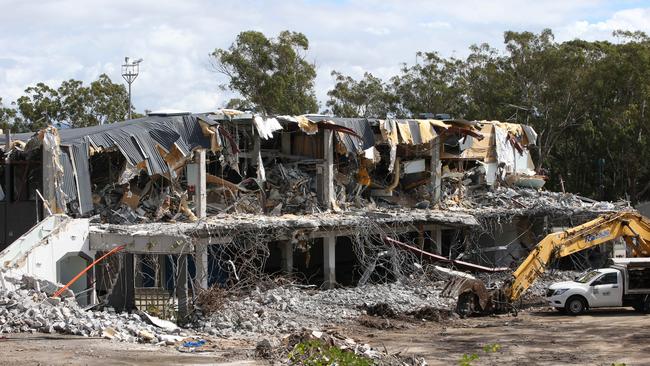 The old Gold Coast Bulletin complex was demolished earlier this year. Picture: Glenn Hampson