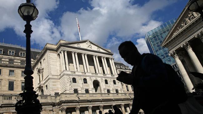 The Bank of England was forced to step in and spend billions to calm markets. Picture: AFP