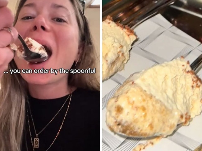 A restaurant in Sydney's east is serving spoonfuls of their most famous dessert. Picture: TikTok/ClubRaisin