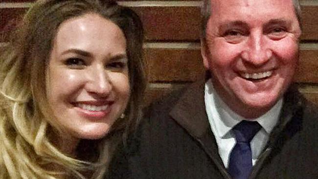 Deputy Prime Minister Barnaby Joyce with his girlfriend and former staffer, Vikki Campion.