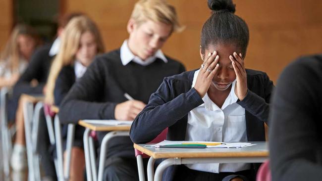 The emphasis placed on "doing well” in Year 12 exams can cause anxiety for students. Picture: monkeybusinessimages