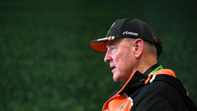 NRL 2023 RD05 Brisbane Broncos v Wests Tigers - Tim Sheens Coach NRL PHOTOS