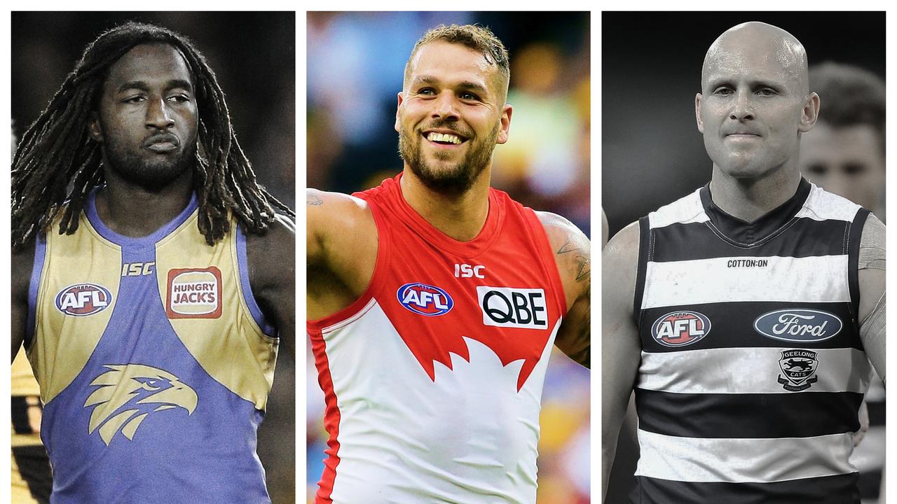 Nic Naitanui, Lance Franklin and Gary Ablett all featured in the Fox Footy mock draft.