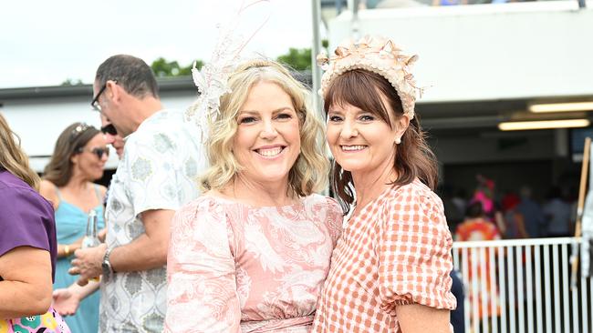 Mel Ferrero and Karyn Marino at the Cairns Cup on Saturday. Photo by Emily Barker