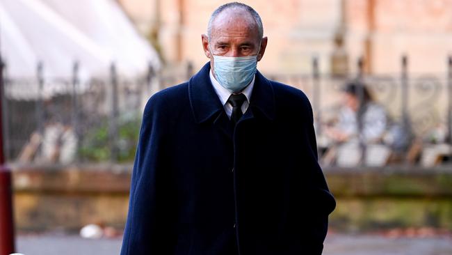 Chris Dawson arrives at the Supreme Court of New South Wales in 2022. Photo: Bianca De Marchi