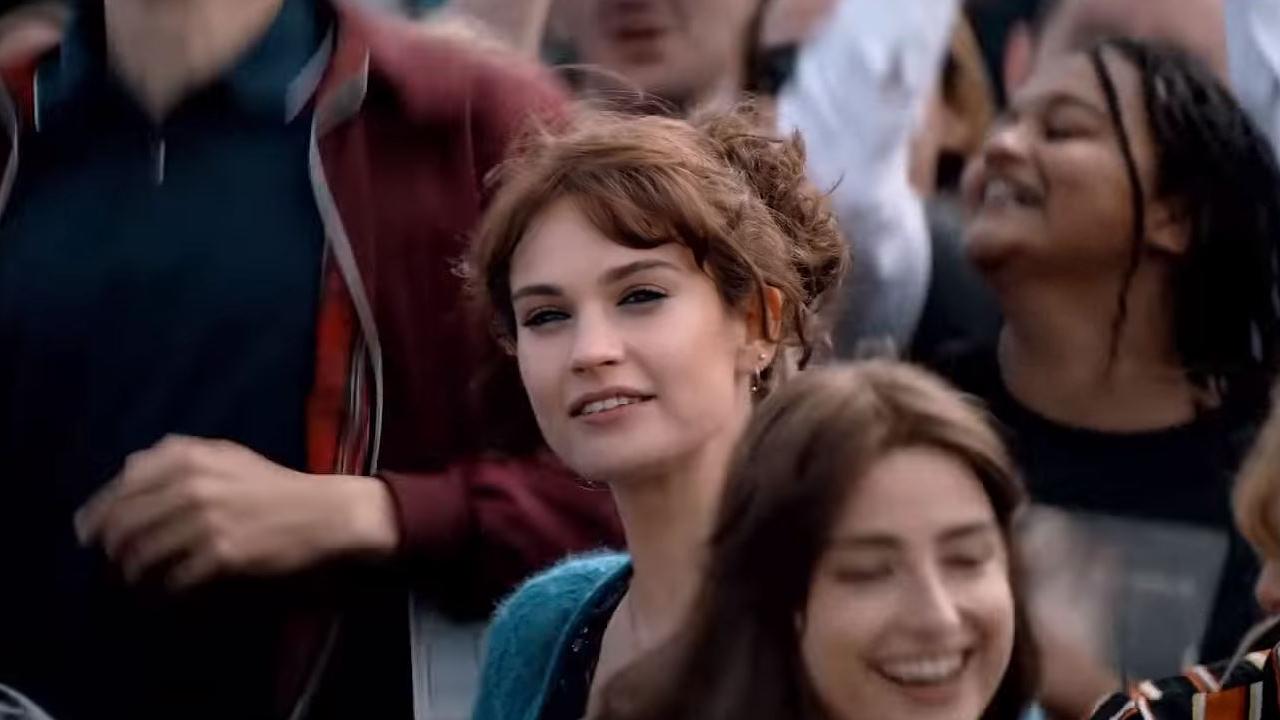 Lily James is short-changed as the love interest