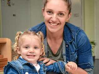 HEALTHY FOCUS: Aura-Rose and Tyler Spiteri making a healthy lunch. Picture: Brian Cassidy