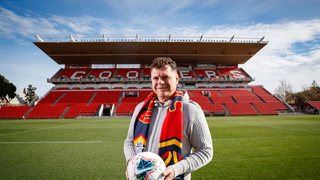 Adelaide United assistant coach Carl Veart has been talked about as a possible replacement for Gertjan Verbeek – if he doesn’t return from the Netherlands. Picture MATT TURNER.