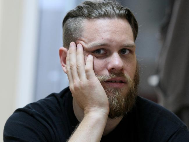 Australian Jock Palfreeman, pictured inside Sofia Prison where he is serving time for murder. Picture: Supplied