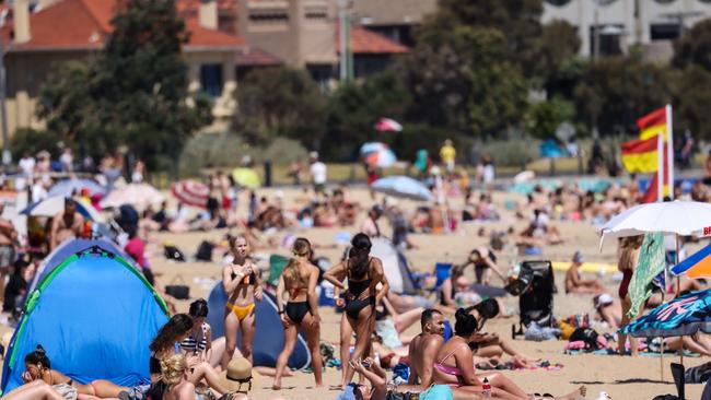 Boiling days and hot nights set to hit Melbourne. Picture: Ian Currie