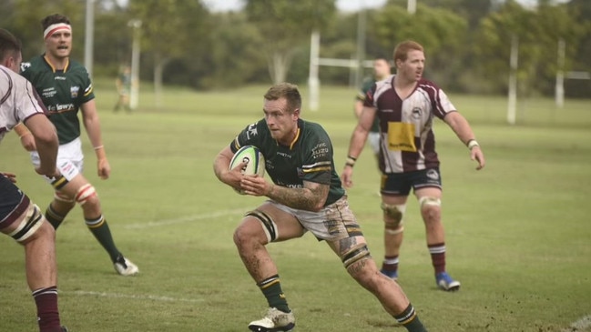 USC Barbarians A-Grade player Matt Lieder in action.