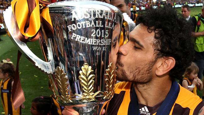Cyril Rioli is a four-time premiership Hawk. Picture: Mark Dadswell