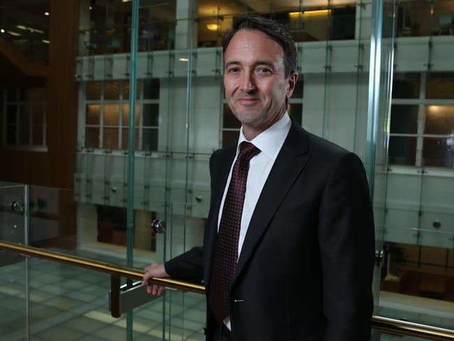 11/02/2019. Richard Howes the new CEO of Challenger. Pictured at their offices in Sydney's CBD ahead of announcing the company's half-year profit. Britta Campion / The Australian