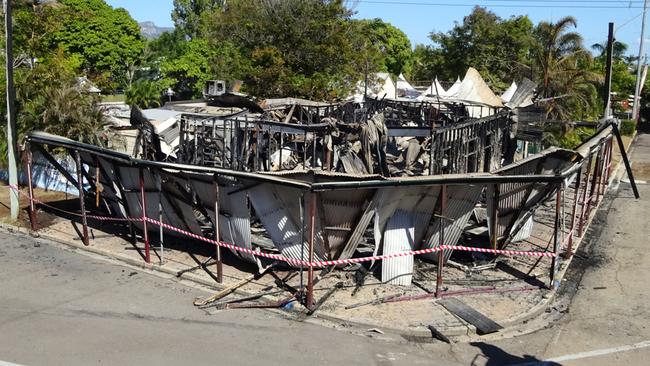 Victoria Park Hotel after fire tore through it. Photo: Nick Smith / Rizon Building