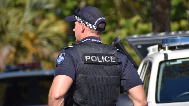 A Queensland Police Service spokeswoman said the pair were finally caught in a stolen grey Prado just before 8am on Tuesday after driving erratically and dangerously through the region. Picture: Zizi Averill