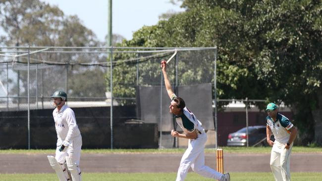 Cudgen fast bowler James Julius. Ursula Bentley@CapturedAus