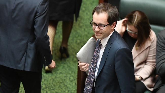 Nick Staikos, member for Bentleigh, will make the move in the wake of Treasurer Tim Pallas’ departure. Picture: AAP Image