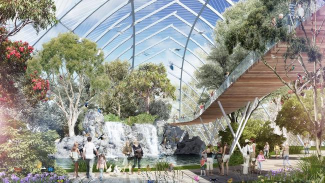 Concept plans for Cleland Wildlife Park redevelopment. Picture: Supplied