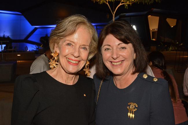 Dame Quentin Bryce and Ruth Tate at grand opening of HOTA Gallery, Bundall. Picture: Regina King