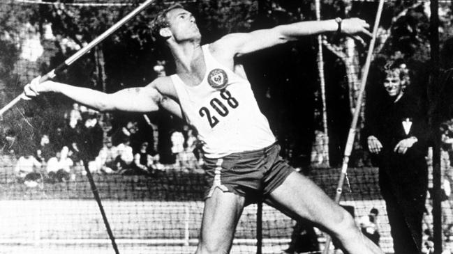 Former Australian javelin champion, Reginald James Spiers. Picture: Barry O'Brien