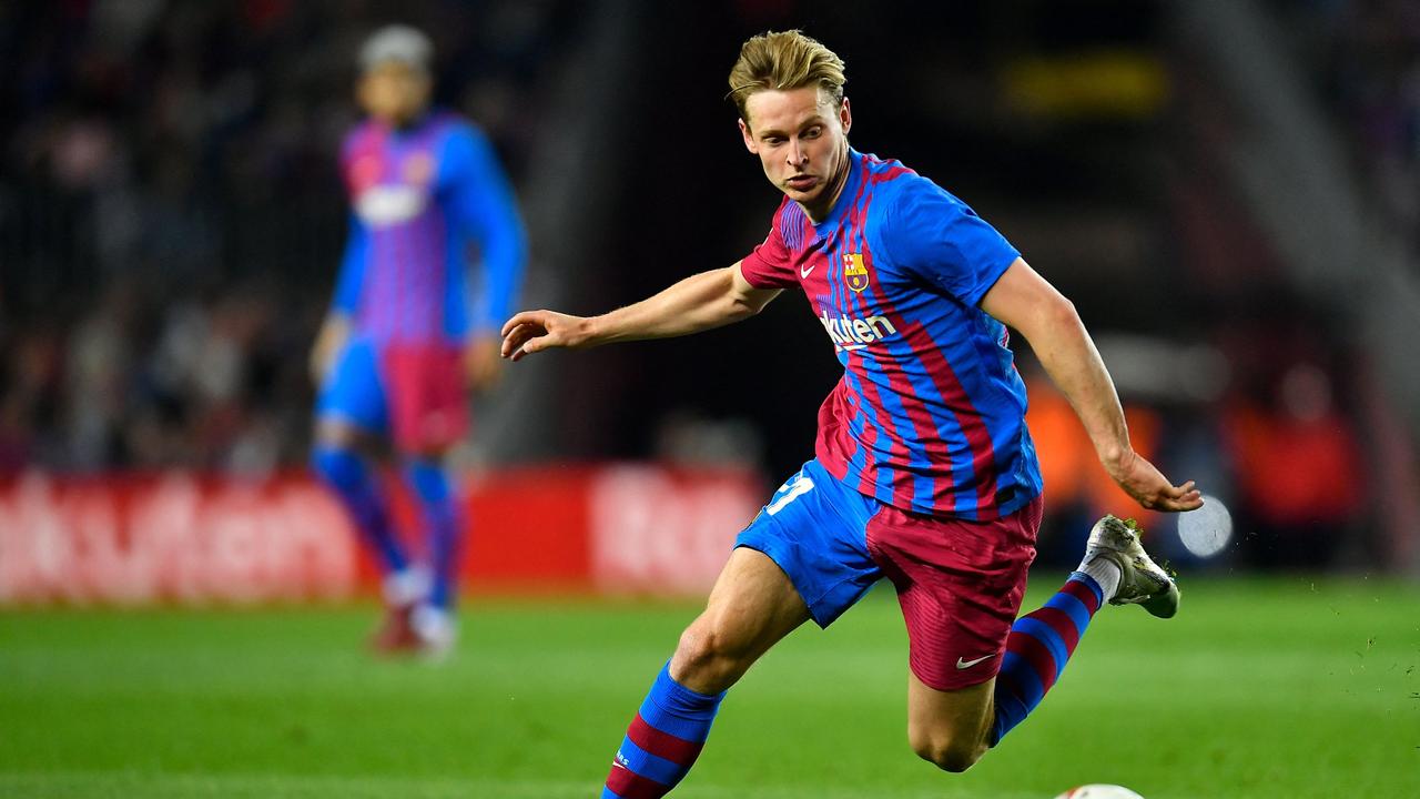 Barcelona's Dutch midfielder Frenkie De Jong could be on his way to Manchester United.