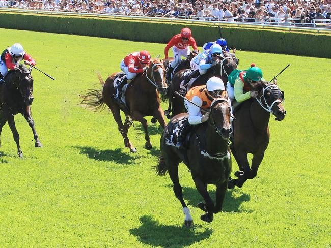 Anatola makes it look easy as she wins at Randwick last December. Picture: Getty Images