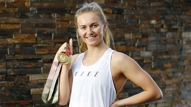 Swimmer Ariarne Titmus.                                               (AAP Image/Josh Woning)