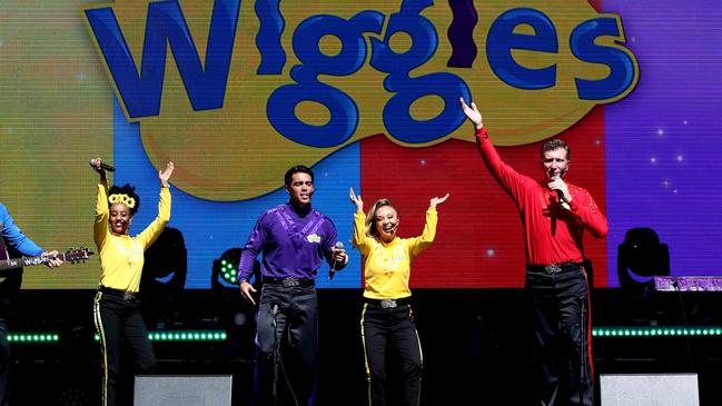 The Wiggles perform during Elevate Sydney 2022. Picture: WireImage