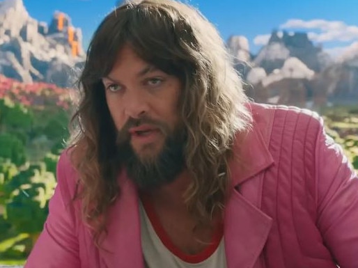 Momoa in the "Minecraft" movie.