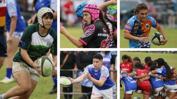 It was wet but that didn't dampen spirits at the Pasifika Youth Rugby Cup/