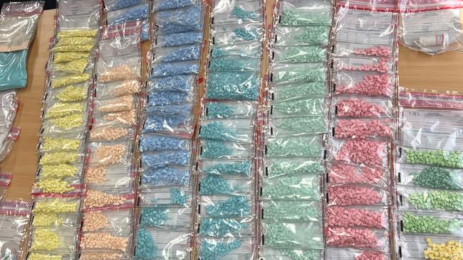 $400k worth of MDMA seized by Tasmania Police. Picture: Tasmania Police