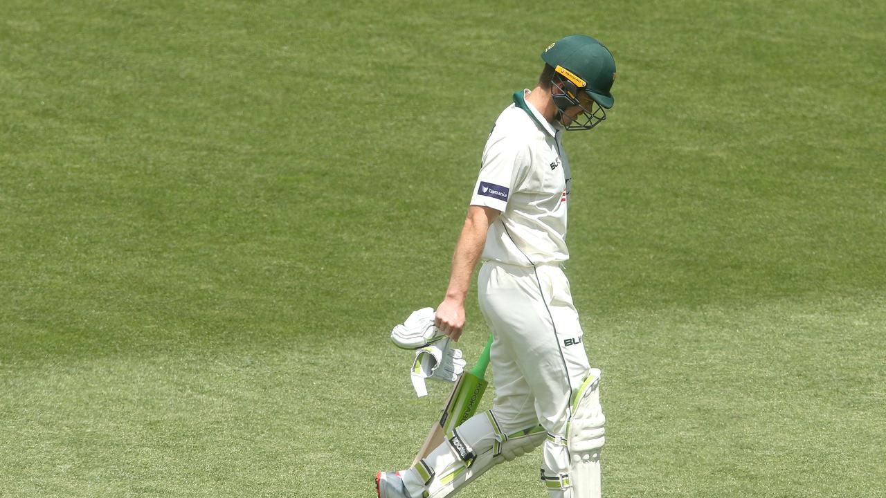 On a day billed as a vital red-ball batting audition for Test hopefuls and incumbents alike, it was the bowlers who stole the show in the Sheffield Shield. Pictured: Tim Paine.