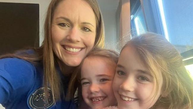 The mother of two said representing Australia was filled with opportunities to propel the nation’s science and technology forward while raising the level of aspiration for the next generation. Picture: Instagram / aussieastrokatherine