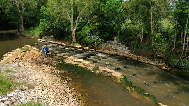 The ‘Fish Homes and Highways’ project began with extensive survey work in the Herbert and Murray River catchments between Crystal Creek near Paluma and Tully, where more than 3,500 potential fish barriers were identified, leading to on-ground inspections of over 300 sites. Picture: Geoff Collins-OzFish