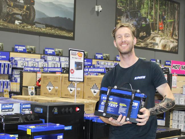 National retail manager Luke Duncan ahead of the 4WD Supacentre grand opening this weekend.